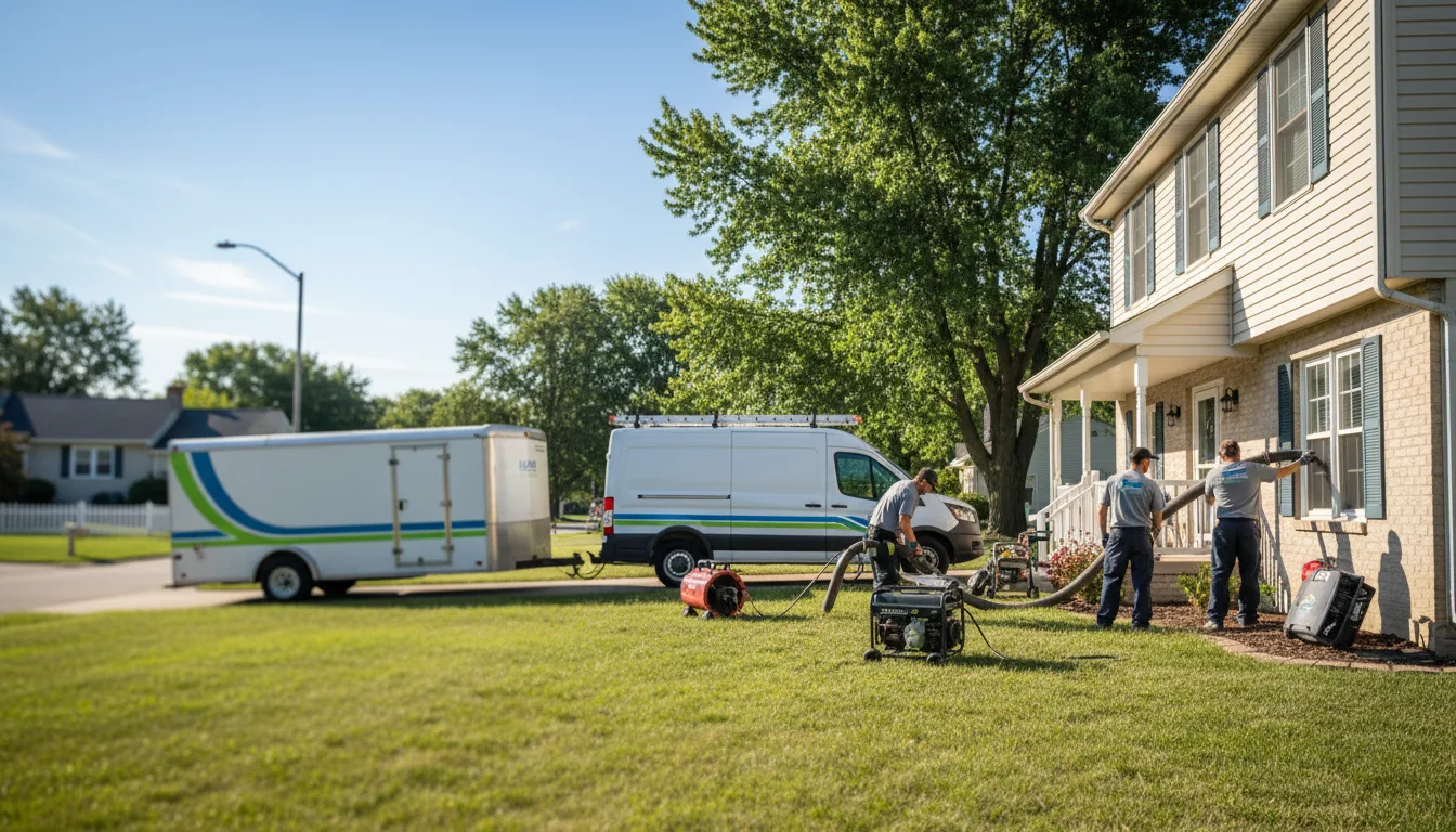 Flooded Basement Restoration And Cleanup With Repair in Regan, ND near me